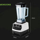 POLYCOOL 2L 2200W Commercial-Grade Blender with BPA-Free Jug for Drink, Smoothie, Food, Ice, White