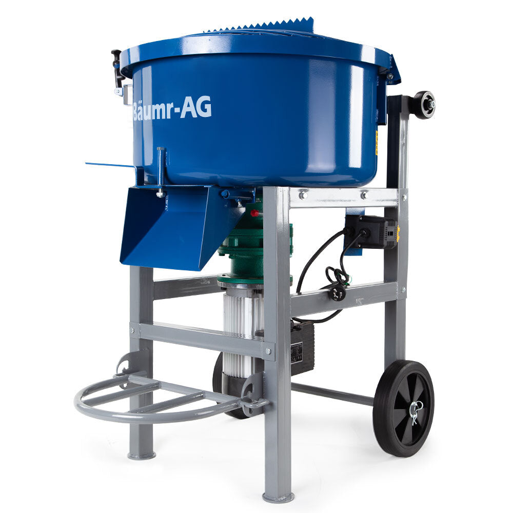 Baumr-AG 100L Portable Cement Concrete Mixer 1500W Electric Construction Sand Gravel Mortar