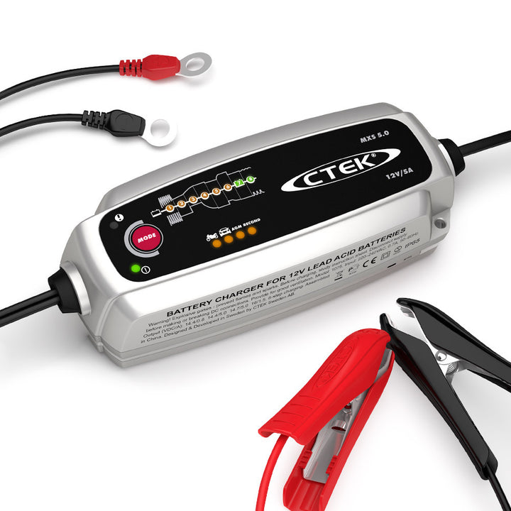 CTEK MXS 5.0 12V 5Amp Smart Battery Charger Car Boat 4WD Caravan Bike Marine AGM