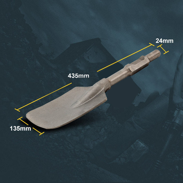 Baumr-AG JackHammer Clay Spade Chisel Extra Wide Square-Tipped Jack Hammer