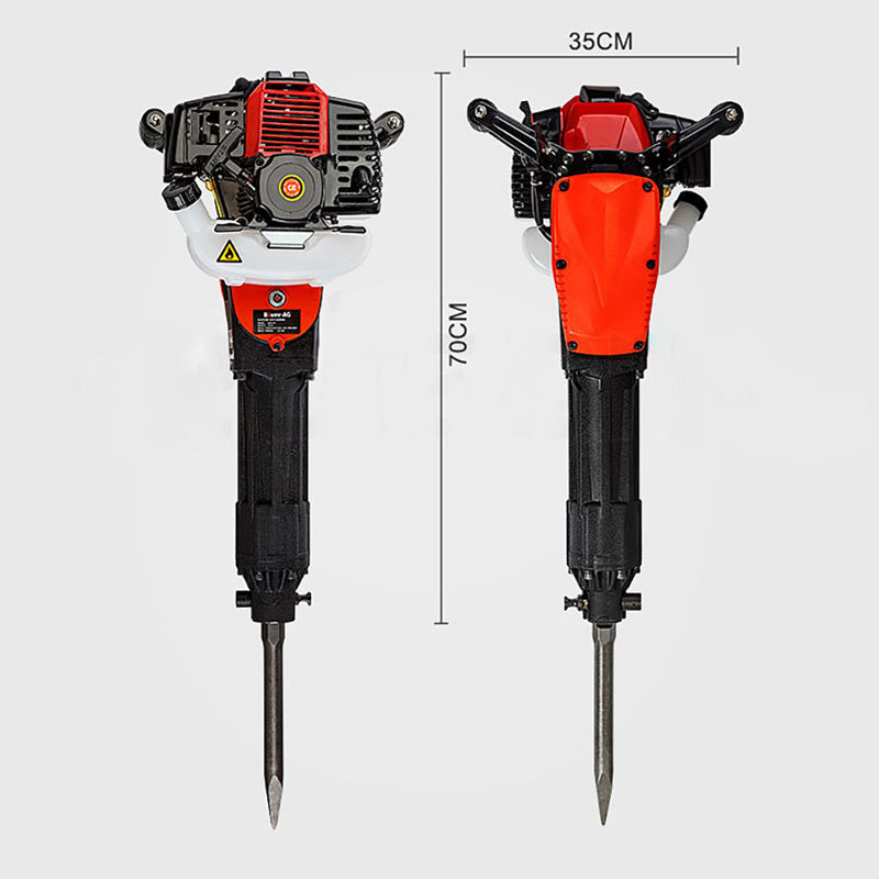 Baumr-AG JackHammer Demolition 3.5HP Petrol Jack Hammer Concrete Rock Drill