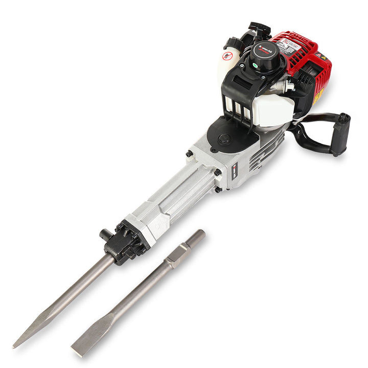 Baumr-AG 4 Stroke Petrol Jackhammer, with 2 Chisels, Carry Bag