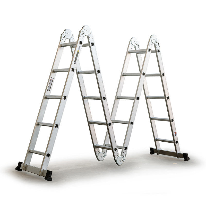 Bullet 5.8m Multipurpose Ladder Aluminium Extension Folding Adjustable Step