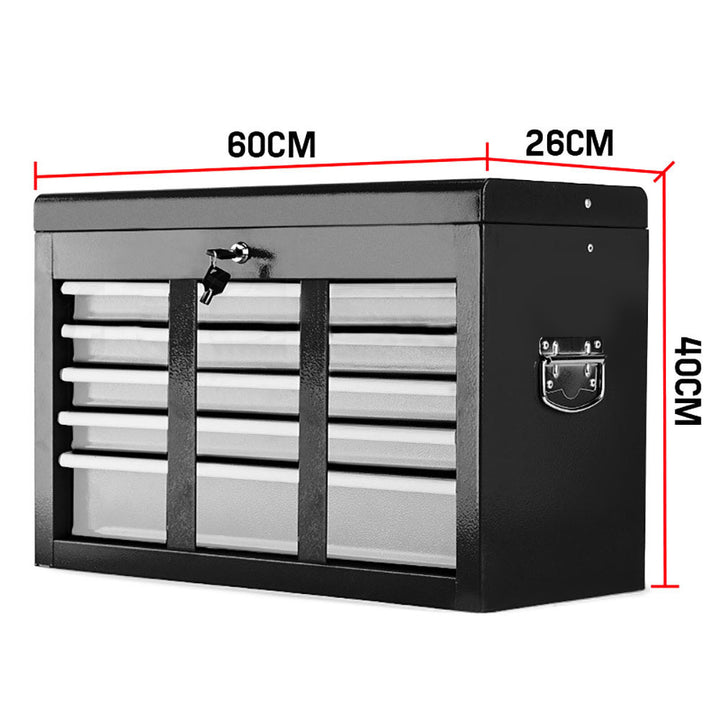 BULLET 9 Drawer Tool Box Chest Garage Storage Mechanic Organiser Toolbox Set