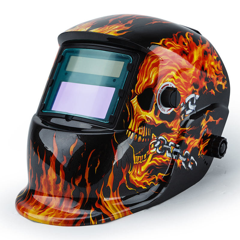 ROSSI Solar Auto Darkening Welding Helmet Mask MIG/ARC/TIG Welder Machine