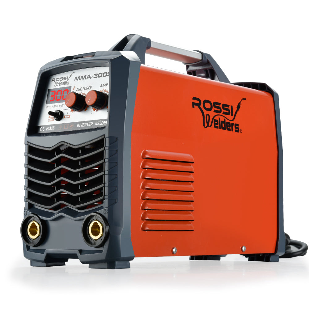 ROSSI 300 Amp Stick Welder, Portable Arc MMA Inverter Welding Machine, 15A Plug