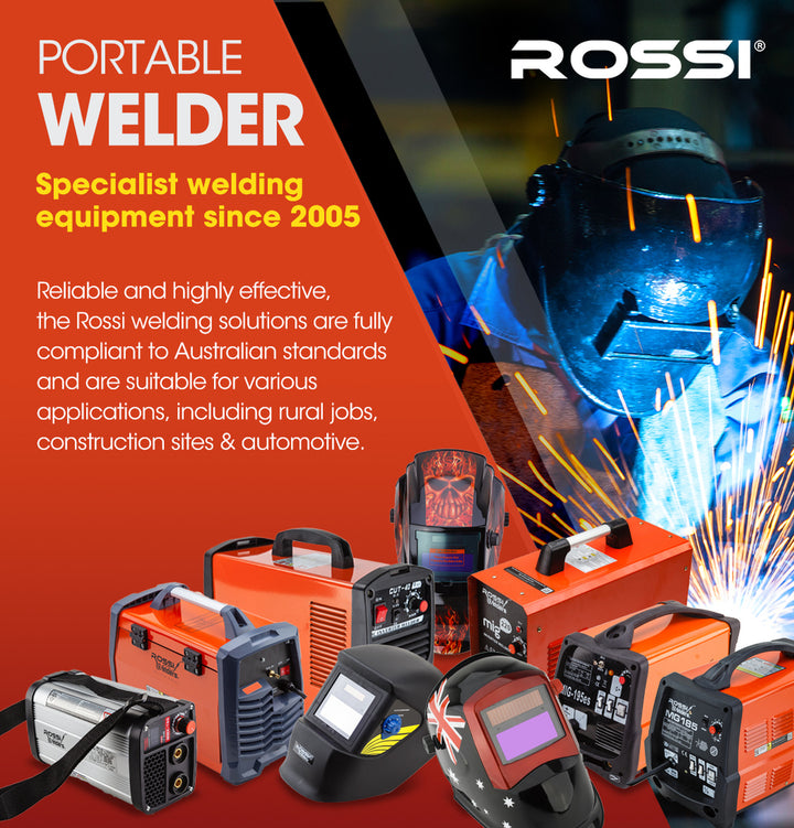 ROSSI 300 Amp Stick Welder, Portable Arc MMA Inverter Welding Machine, 15A Plug