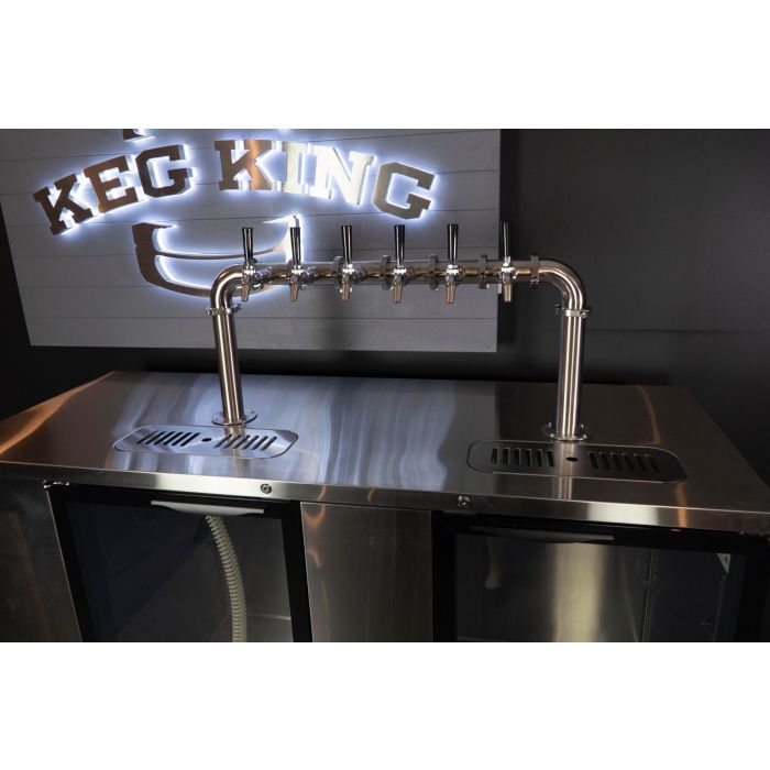 Kegerator - KegMaster Super Deluxe - Two Door Large