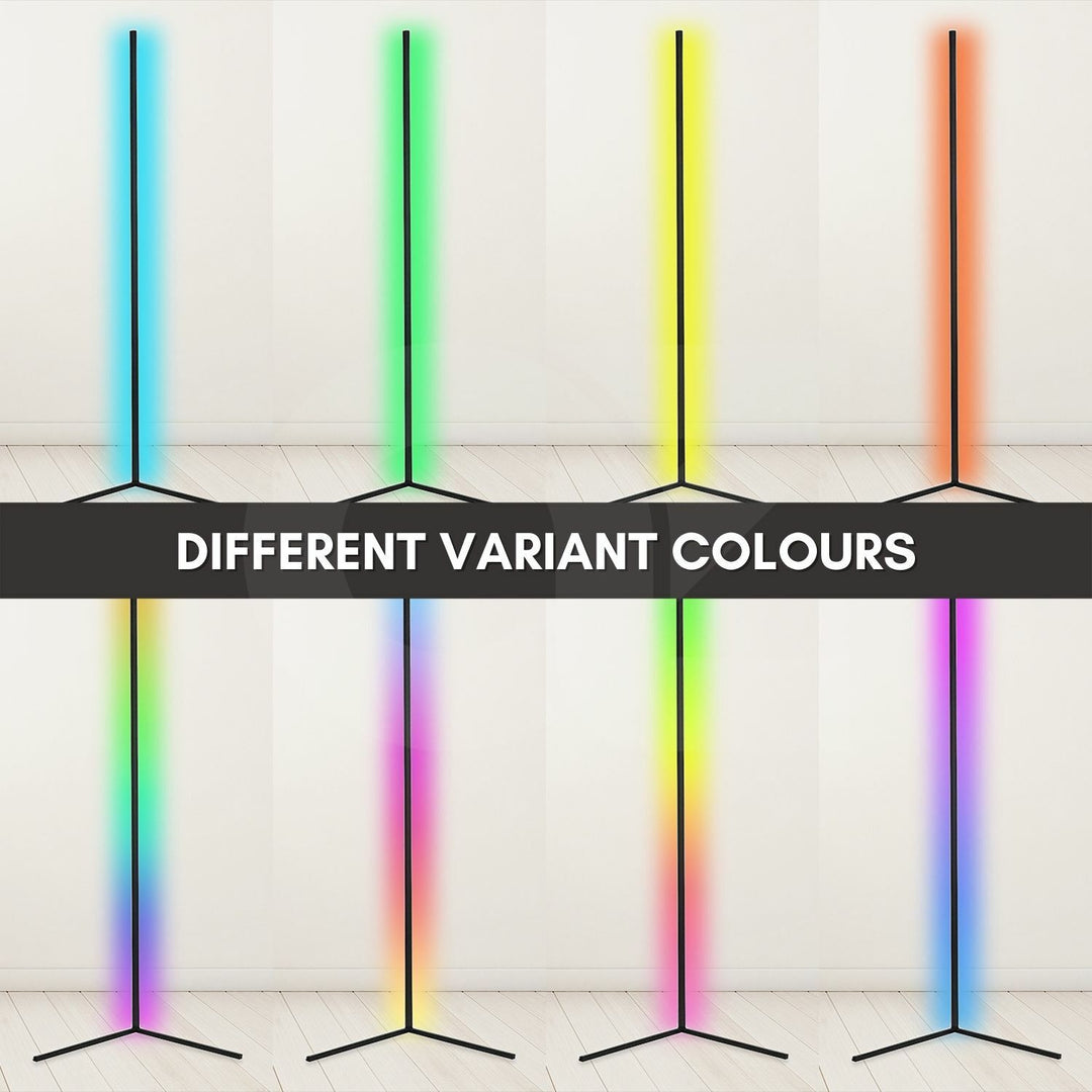 GOMINIMO RGB Corner Floor Lamp (Black)