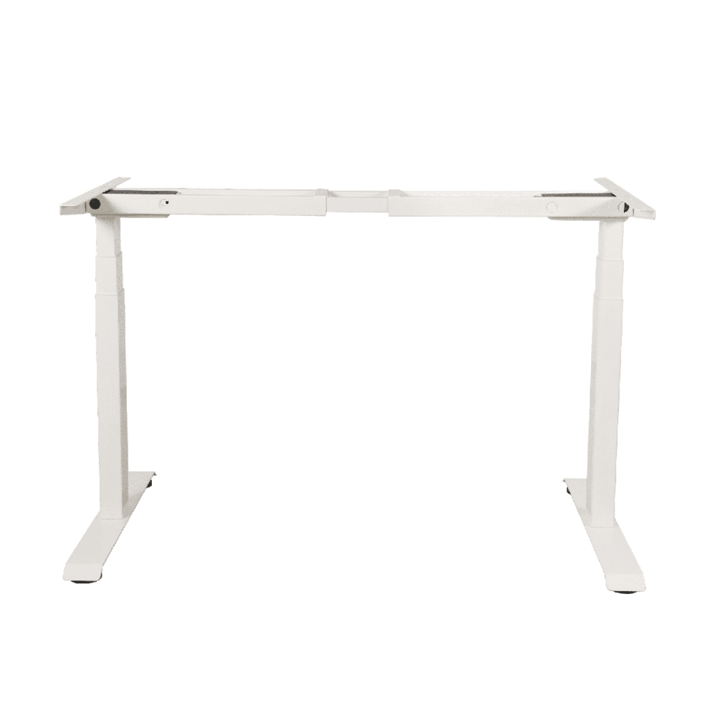 EKKIO Adjustable Desk Riser Frame - Two Leg Stand (White) EK-DRF-102-DR