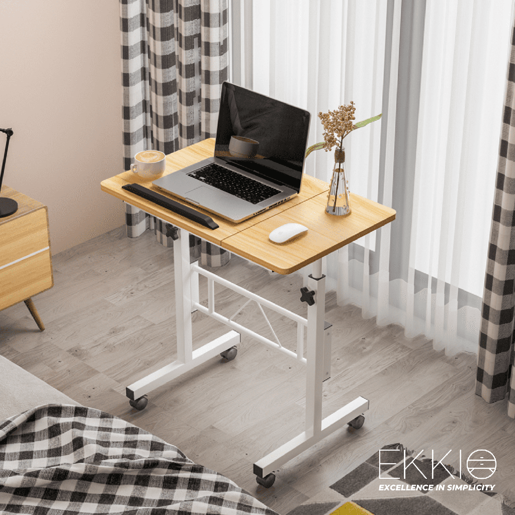 EKKIO Mobile Desk Half Tilt British Maple