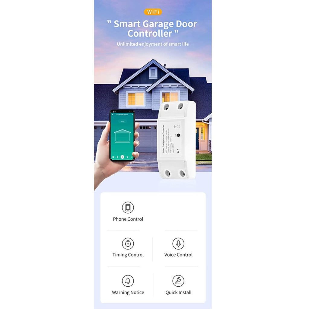 GOMINIMO Smart Wi-Fi Garage Door Opener