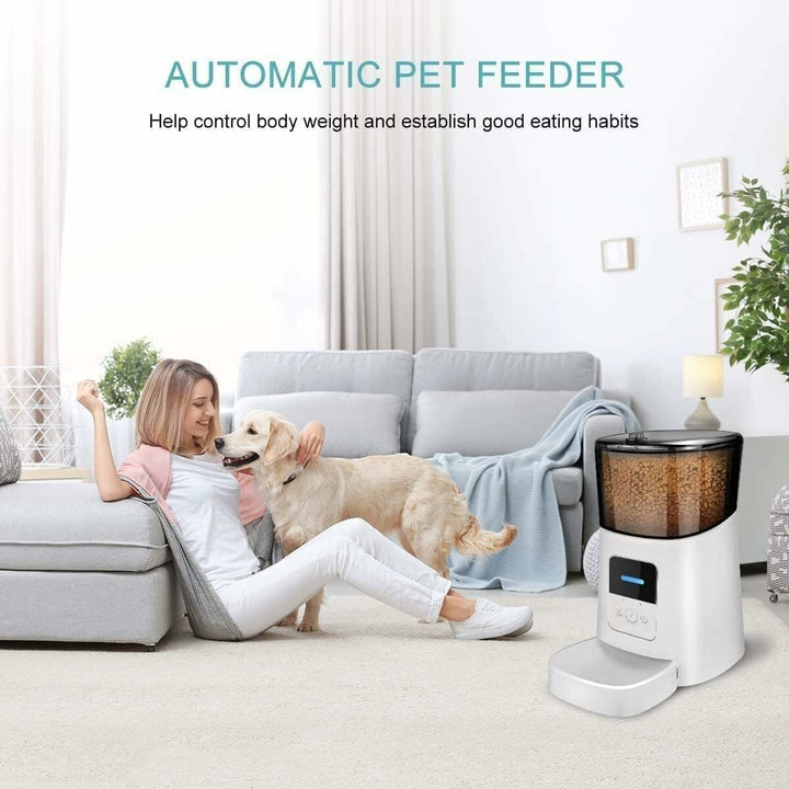 FLOOFI WiFi 6L Automatic Pet Feeder (White)