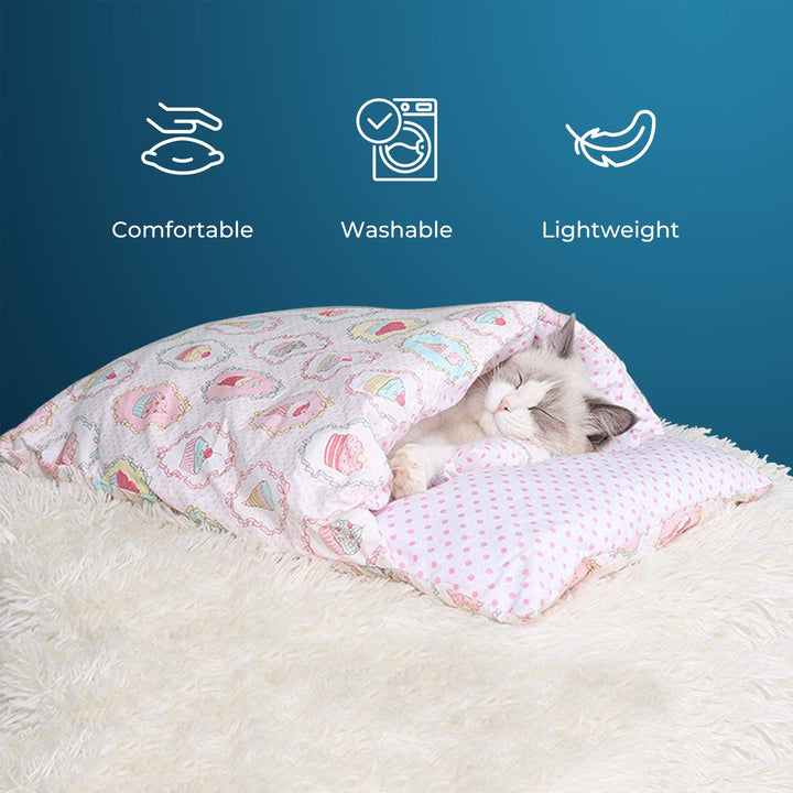 Floofi Pet Sleeping Bag (L size Fortune Cat)