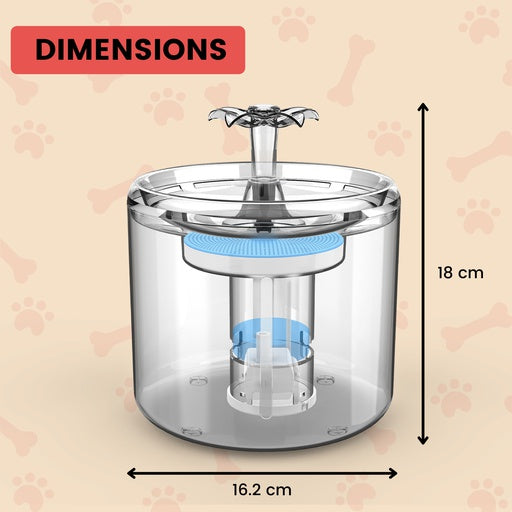 Floofi Pet Water Fountain 2.6L