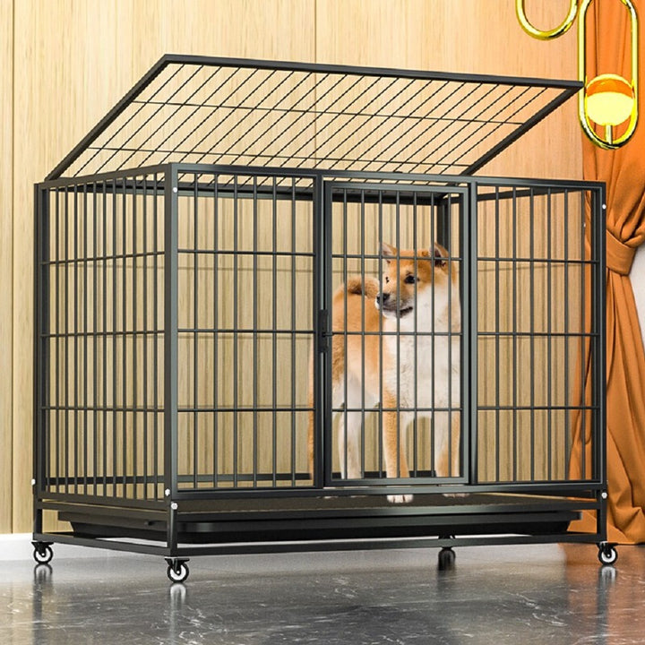 Floofi Dog Cage 32" (with wheels)