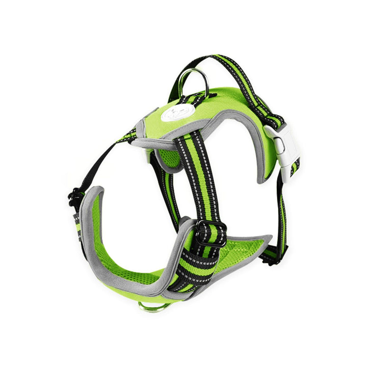 FLOOFI Dog Harness Vest M Size (Green)