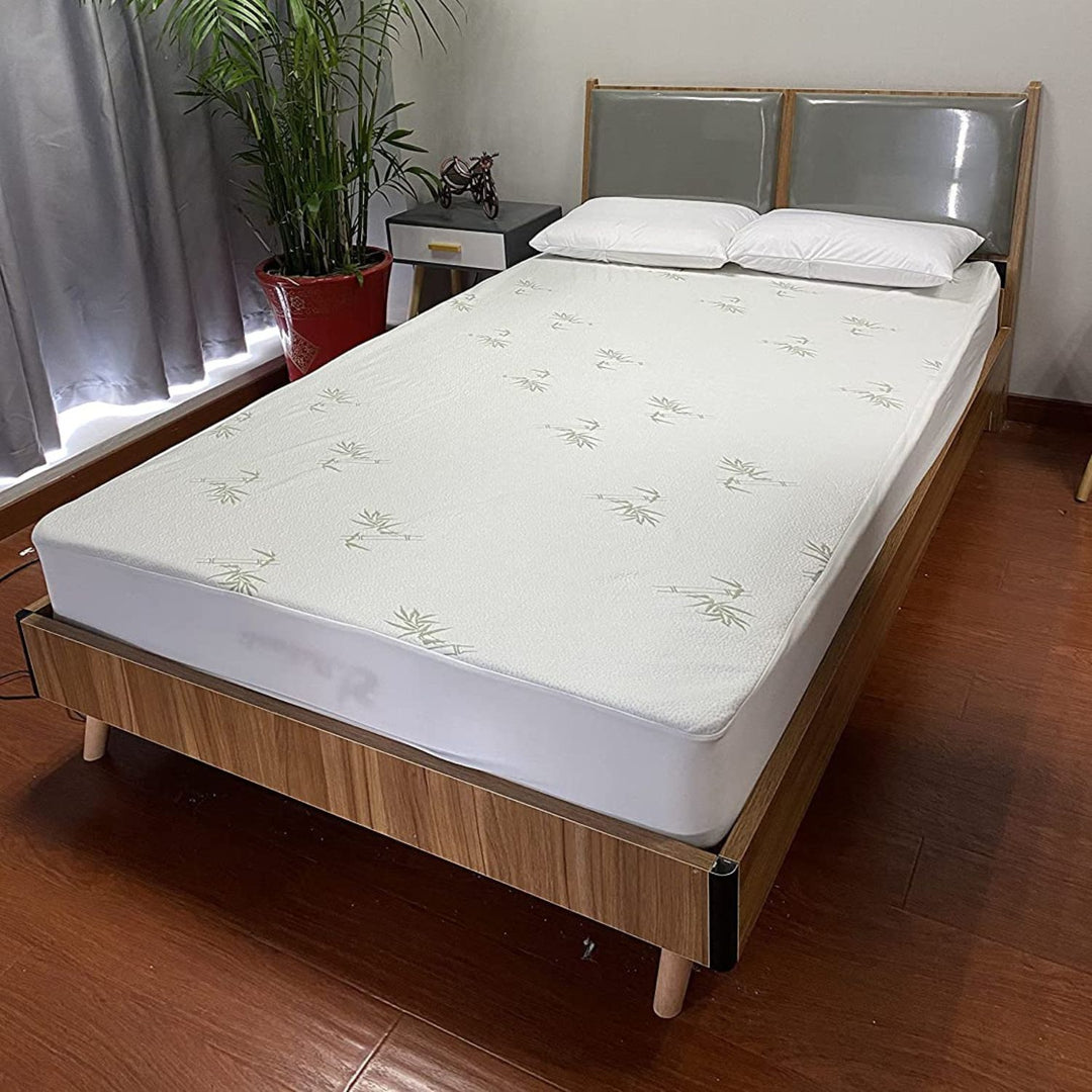 Gominimo Bamboo Jacquard Mattress Protector Double