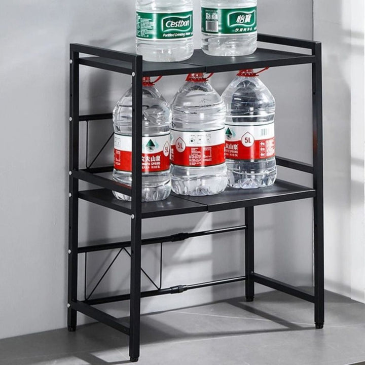 GOMINIMO Microwave Oven Rack 2 Tier