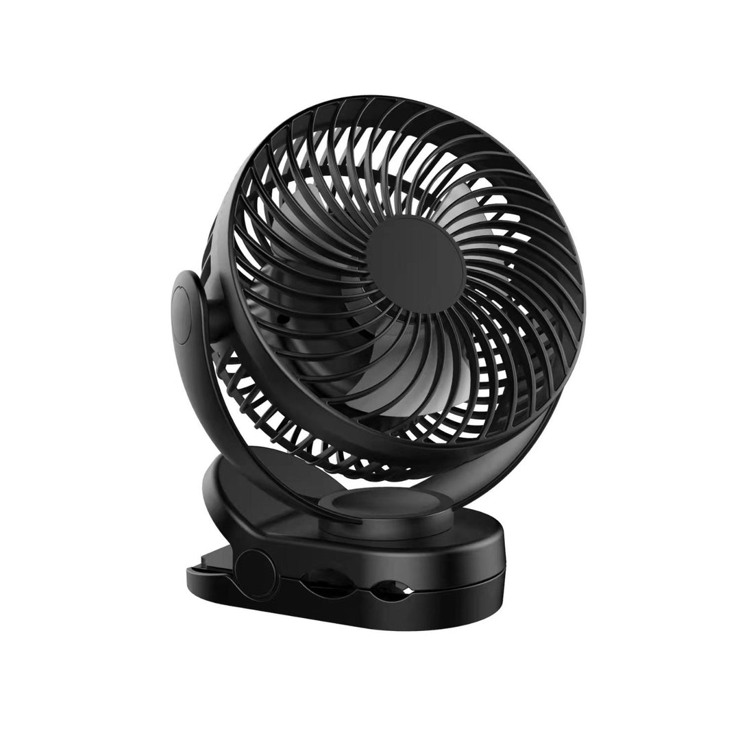 GOMINIMO 10000mAh Rechargeable Clip on Fan with Hook and LED Light