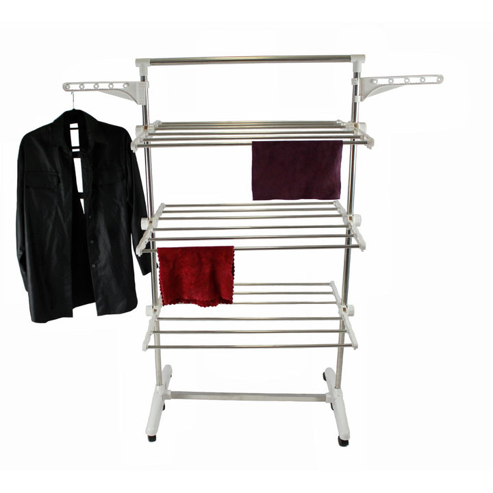 GOMINIMO Laundry Drying Rack 3 Tier (White)