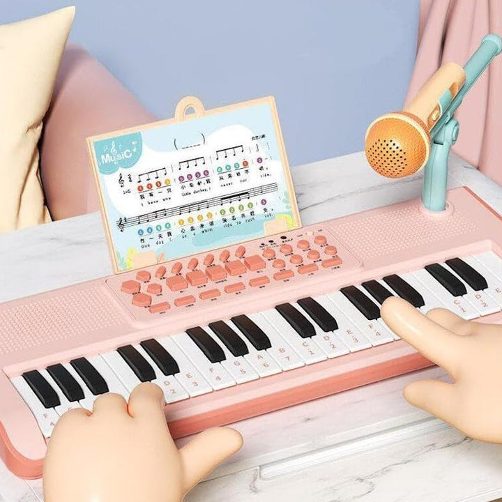 GOMINIMO Kids Toy Musical Educational Electronic Piano Keyboard (Pink)