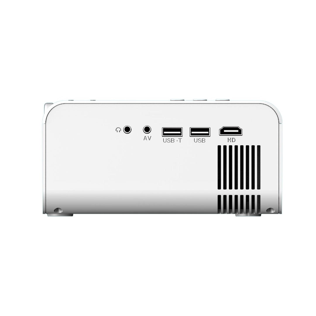 MIRAKLASS Wifi Video Projector 1080P 150 Ansi Lumens (White)