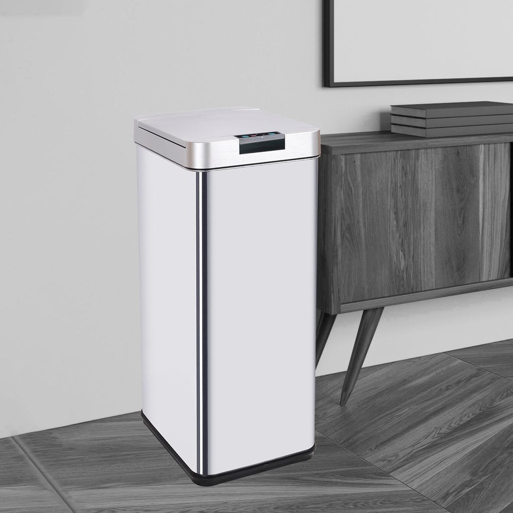 MIRAKLASS Sensor Bin 50L Narrow Silver Square