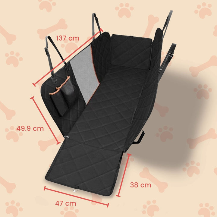 Floofi Pet Car Back Seat Cover Waterproof Safety -