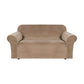GOMINIMO Velvet Sofa Cover 2 Seater (Blush Brown)
