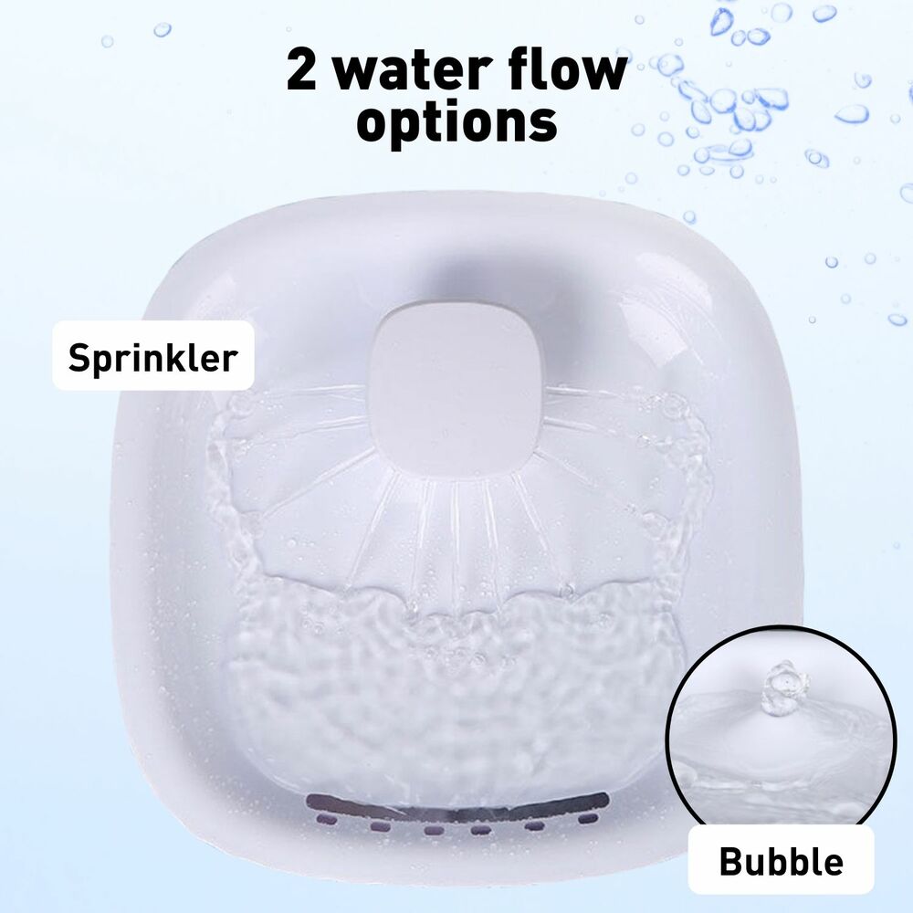 Floofi Pet Water Fountain Dispenser LED USB 3L