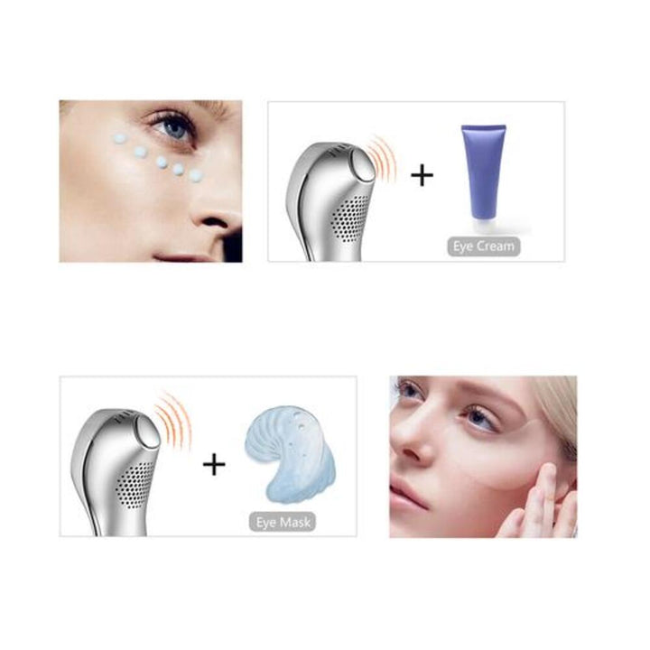 TOUCHBeauty Hot/Cool Sonic Vibration Facial & Eye Massager (Skin Rejuvenator) TB-1589