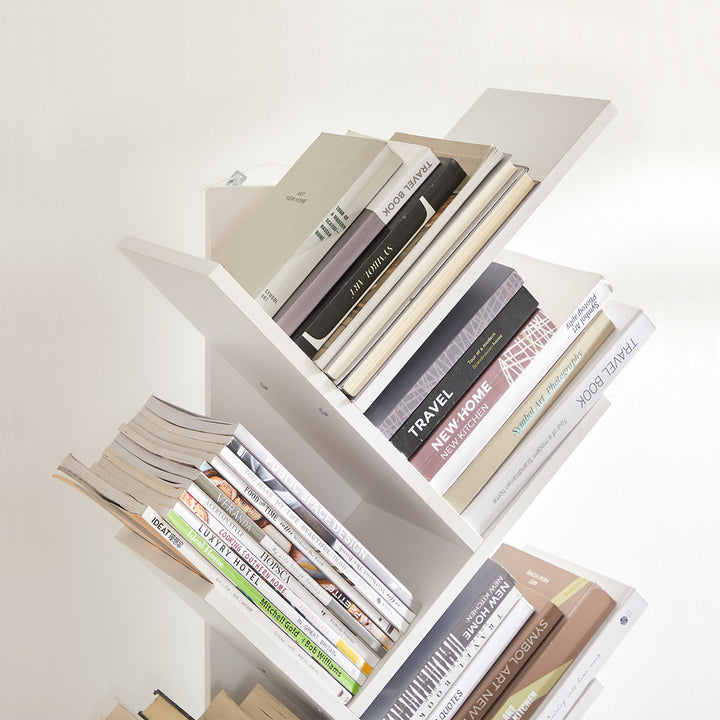 VASAGLE Tree Bookshelf 8 Tier White