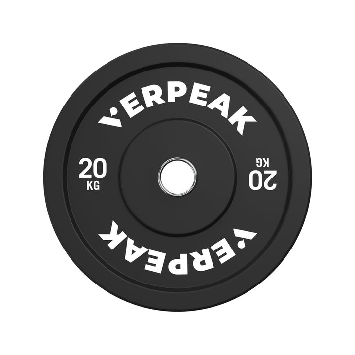 VERPEAK Black Bumper weight plates-Olympic (20kgx1)