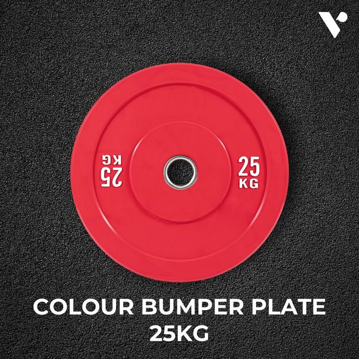 Verpeak Colour Bumper Plate 25KG Red