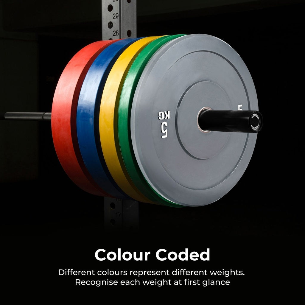 Verpeak Colour Bumper Plate 5KG x 2 Gray