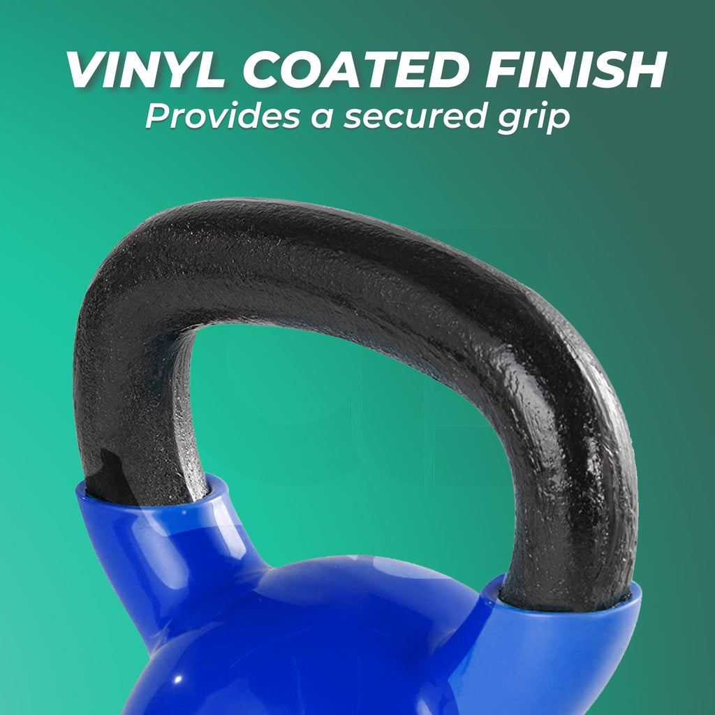 Verpeak Vinyl Kettlebell 16kg Blue