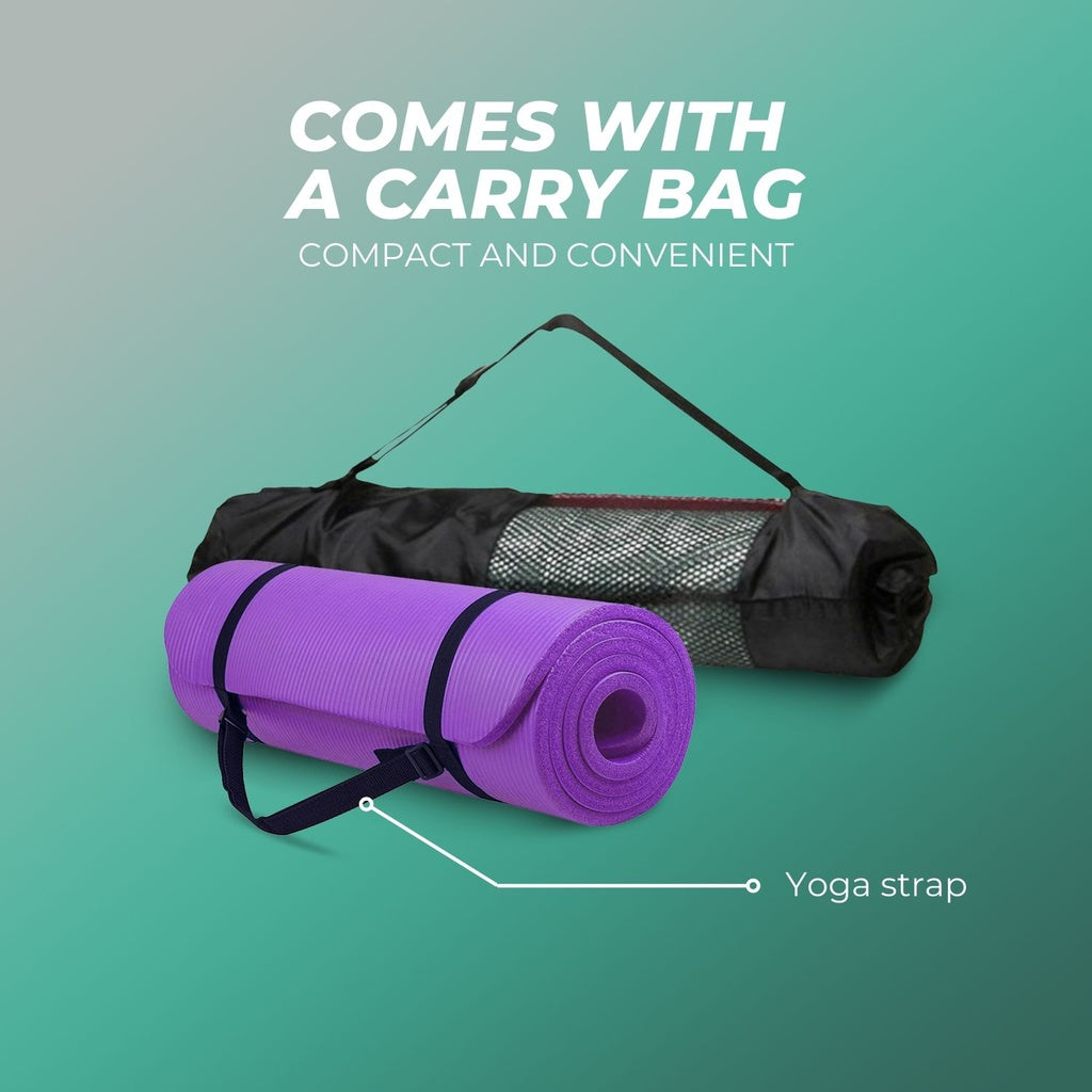 Verpeak NBR Yoga Mat 1.5CM Purple