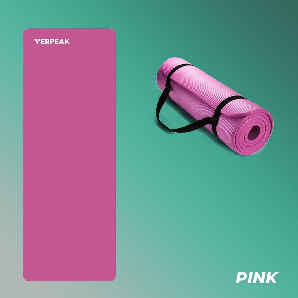 Verpeak NBR Yoga Mat 1.5CM Pink