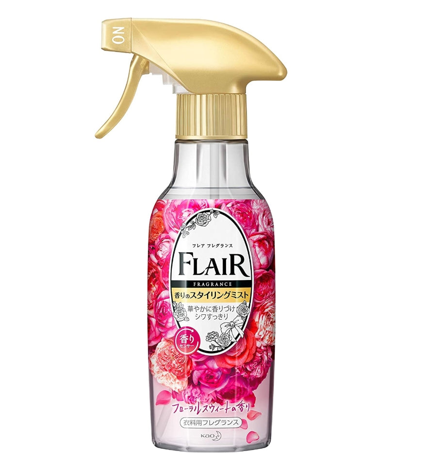 [6-PACK] Kao Japan FLAIR Fragrance Clothes Styling Spray 270ml ( 2 Scent Available ) Sweet Floral