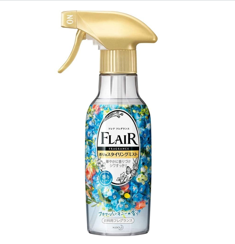 [6-PACK] Kao Japan FLAIR Fragrance Clothes Styling Spray 270ml ( 2 Scent Available ) Harmony Floral