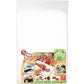 [6-PACK] INOMATA Japan Convenient Soft Cutting Board With Heightened Side Design 24*36*1.1cm