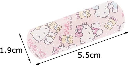 [6-PACK] Skater Japan S-size Bandage 20 Pieces 19*55mm ( 2 Styles Available ) Hello Kitty