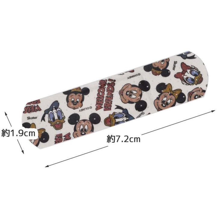 [6-PACK] Skater Japan M-size Bandage 50 Pieces 19*72mm ( 2 Styles Available ) Mickey and Friends