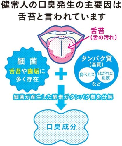 [6-PACK] Lion Japan Tongue Cleaning Gel Mint 45g