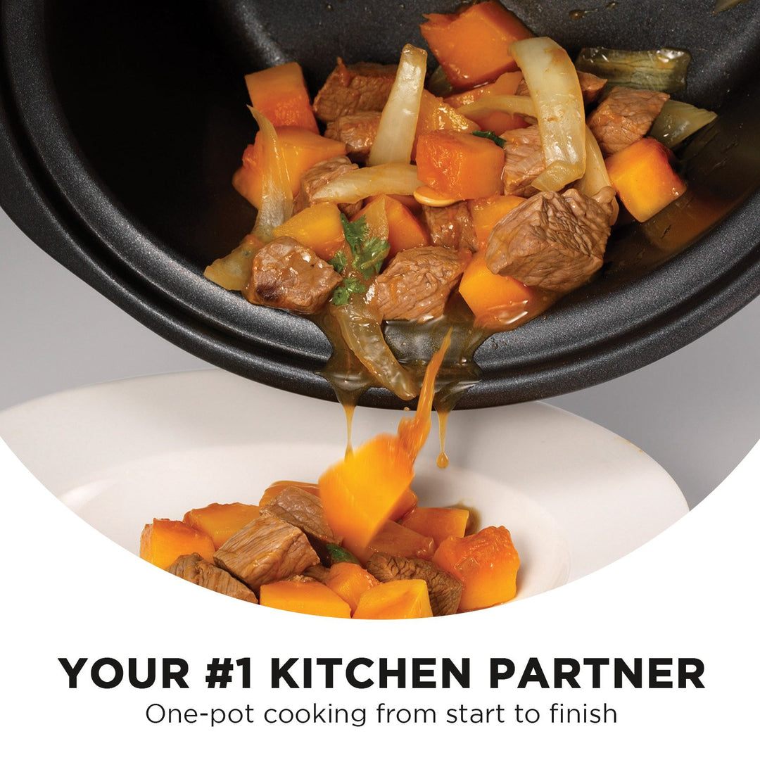 Morphy Richards 3.5l Sear & Stew Slow Cooker - Rose Gold