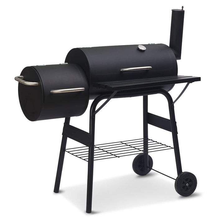 Wallaroo 2-in-1 Outdoor Barbecue Grill & Offset Smoker