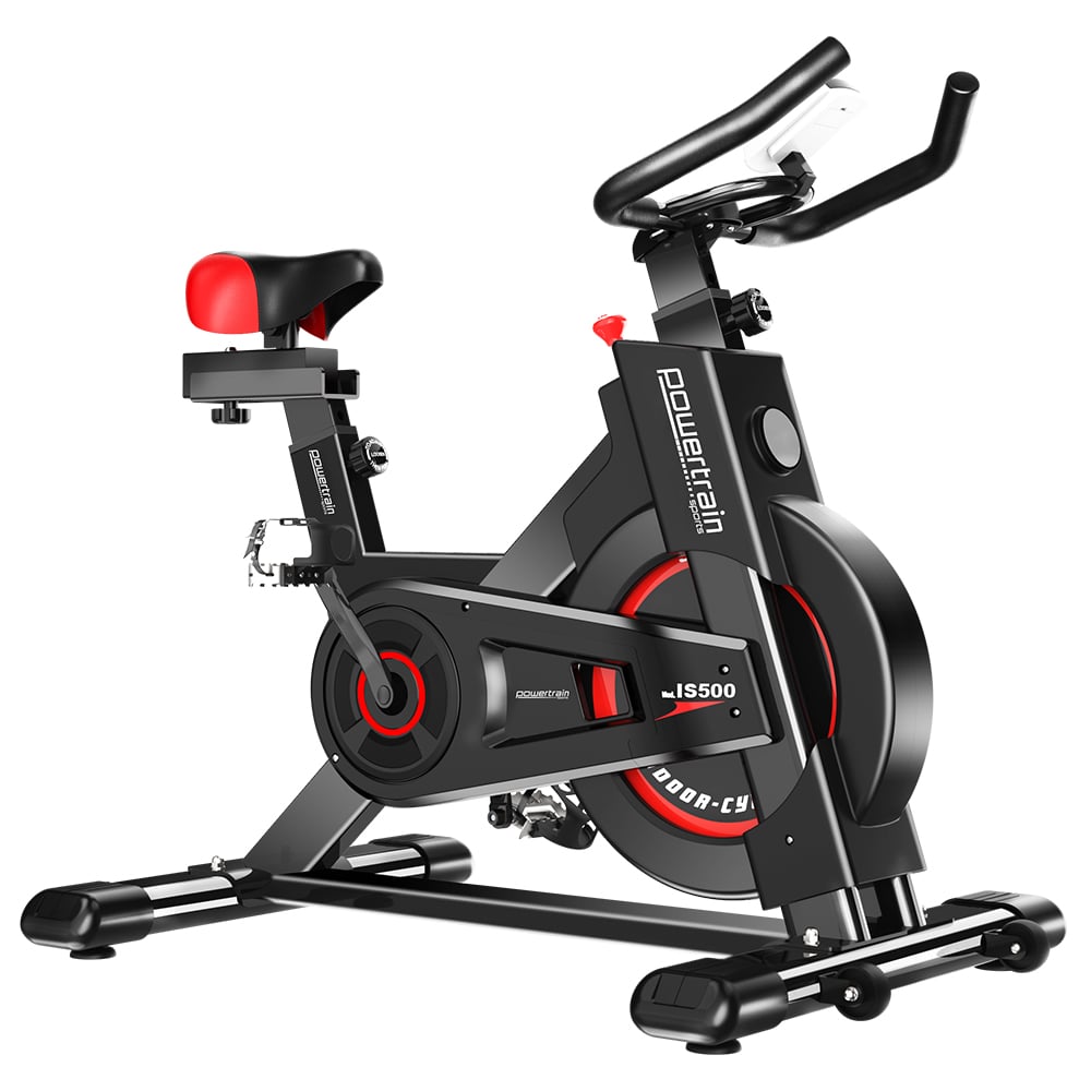 Powertrain IS-500 Heavy-Duty Exercise Spin Bike Electroplated - Black