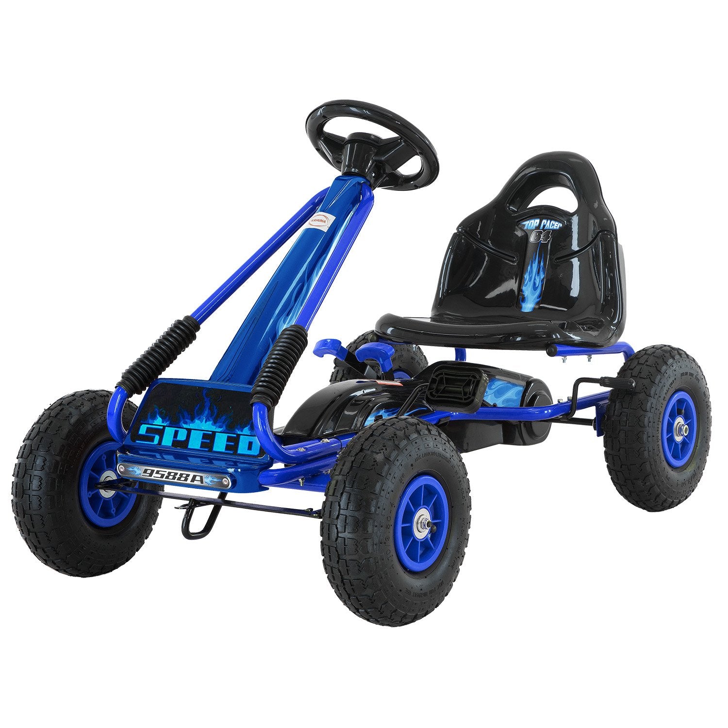 Kahuna G95 Kids Ride On Pedal Go Kart - Blue