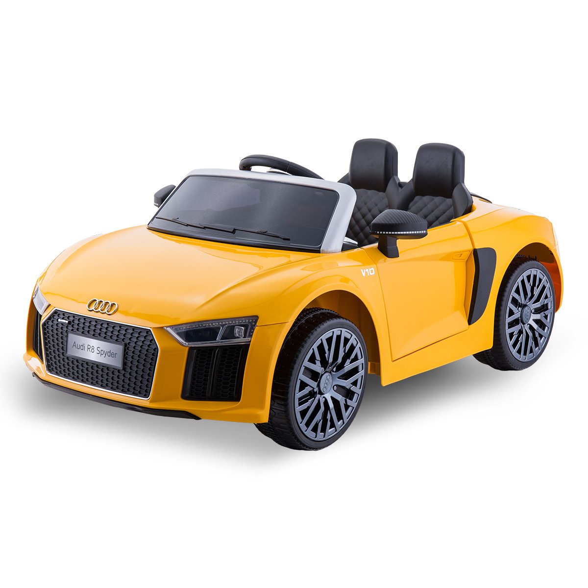 Kahuna R8 Spyder Audi Licensed Kids Electric Ride On Car Remote Control - Yellow